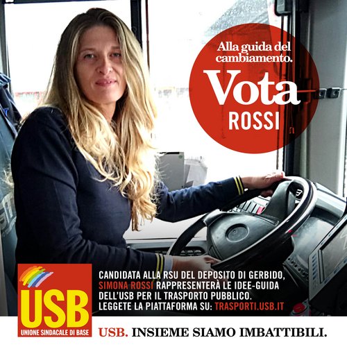 USB Unione Sindacale Di Base Trasporti Elezioni RSU RLS Nella GTT